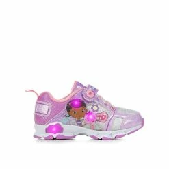 Girls' Disney Toddler & Little Kid Doc McStuffins 15 Light-Up Sneakers