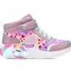 Girls' Skechers Little Kid & Big Kid Unicorn Dreams Light-Up High-Top Sneakers