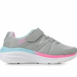 Girls' Fila Little Kid & Big Kid Cybotic Strap Running Shoes