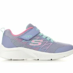 Girls' Skechers Little Kid & Big Kid Microspec Bold Delight Running Shoes