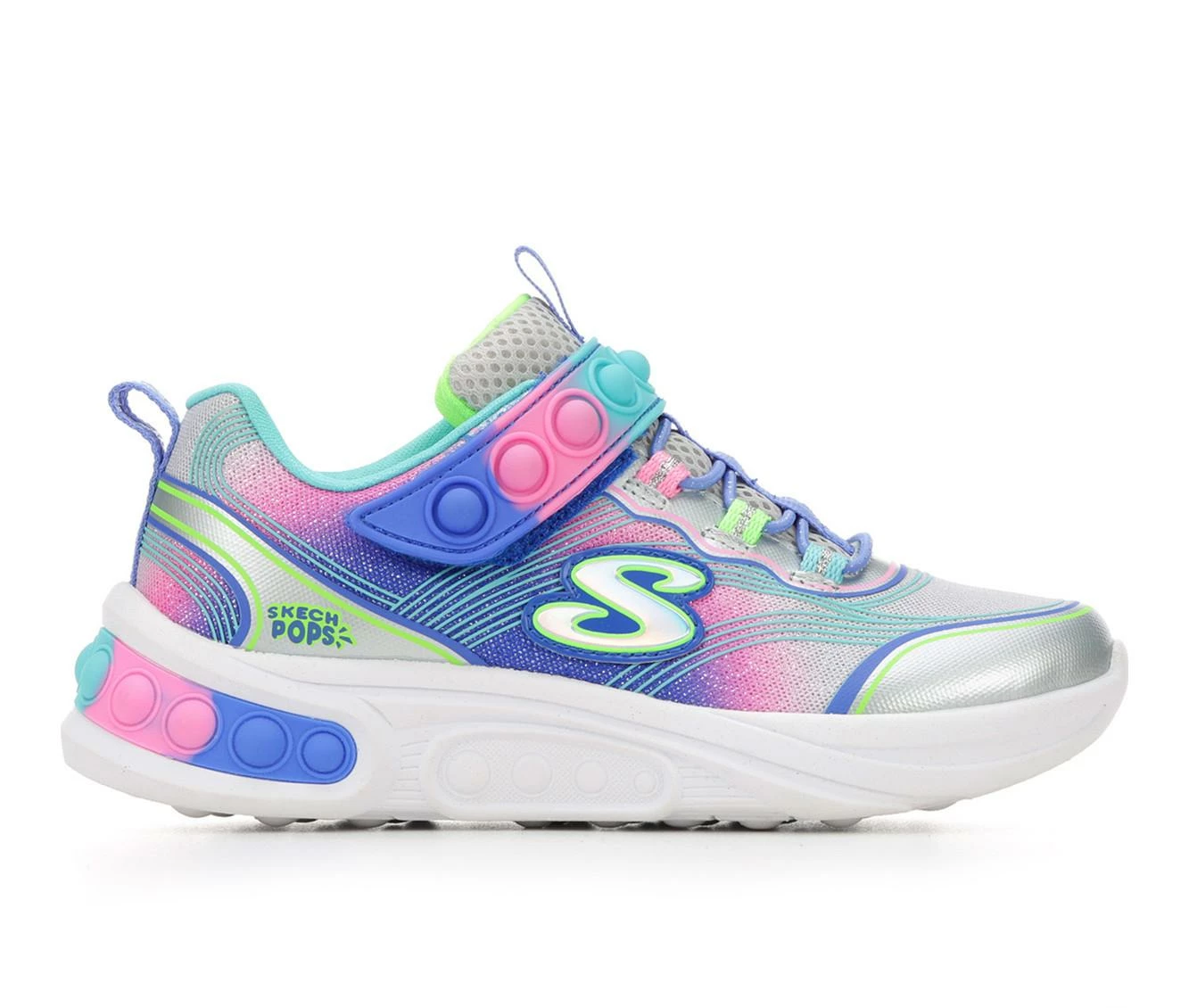 Girls' Skechers Little Kid & Big Kid Skech Pops Running Shoes 1 Girls' Skechers Little Kid & Big Kid Skech Pops Running Shoes