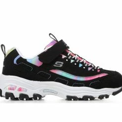Girls' Skechers Little Kid & Big Kid D'Lites Strap Running Shoes