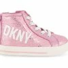 Girls' DKNY Toddler Hannah Sequin High Top Sneakers