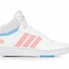 Girls' Adidas Little Kid & Big Kid Hoops Mid 3.0 Sneakers