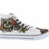 Men's Ed Hardy Still Life High-Top Casual Sneakers