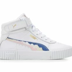 Girls' Puma Big Kid Carina 2.0 Mid Sneakers