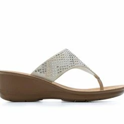 Women's Daisy Fuentes Dale Wedge Flip-Flops
