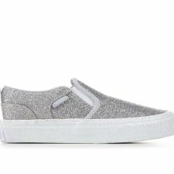 Girls' Vans Little Kid & Big Kid Asher Glitter Slip-On Sneakers