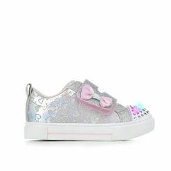 Girls' Skechers Toddler Twinkle Sparks Hearts Light-Up Sneakers