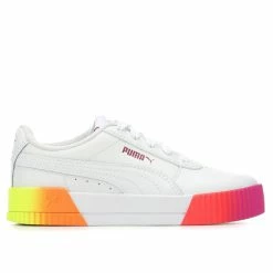 Girls' Puma Little Kid & Big Kid Carina Fade Sneakers