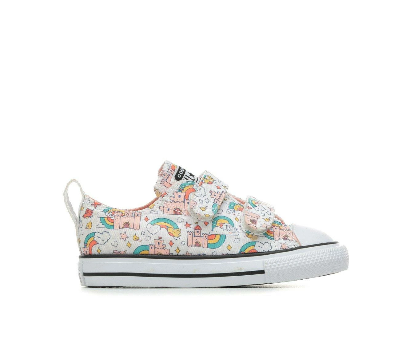 Girls' Converse Infant & Toddler Chuck Taylor All Star 2V Castle Ox Sneakers 1 Girls' Converse Infant & Toddler Chuck Taylor All Star 2V Castle Ox Sneakers