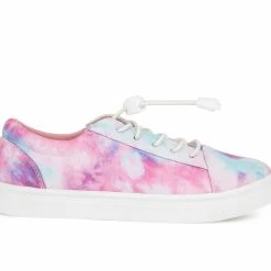 Girls' Olivia Miller Little Kid & Big Kid Pink Colorburst Sneakers