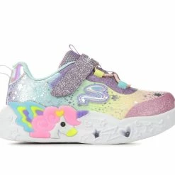 Girls' Skechers Toddler Unicorn Charmer Twilight Light-Up Shoes