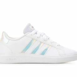 Girls' Adidas Little Kid & Big Kid Grand Court 2.0 Sustainable Sneakers