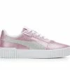 Girls' Puma Little Kid & Big Kid Carina 2.0 Glitter Platform Sneakers