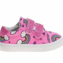 Girls' Nanette Lepore Toddler Love And Rainbows Sneakers