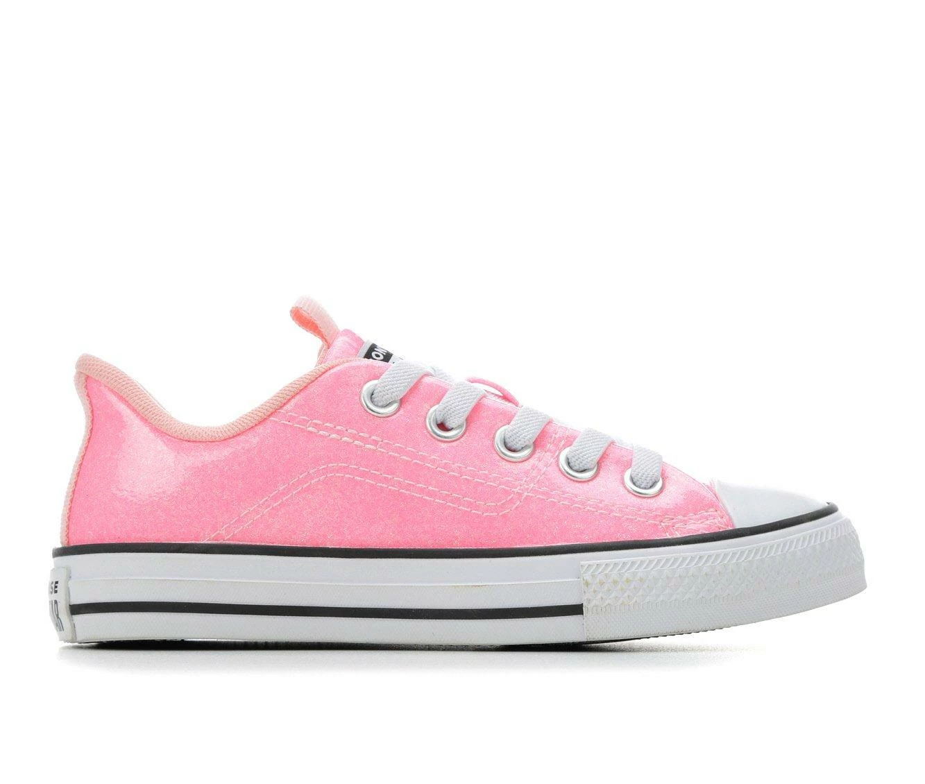 Girls' Converse Little Kid Chuck Taylor All Star Rave Glitter Slip-On Sneakers 2 Girls' Converse Little Kid Chuck Taylor All Star Rave Glitter Slip-On Sneakers - Image 2