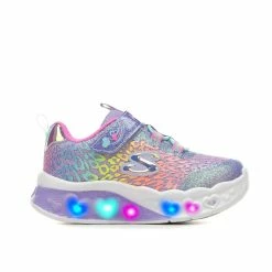 Girls' Skechers Toddler Flutter Heart Lights Loves Light-Up Sneakers