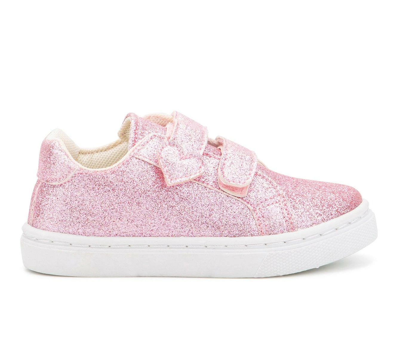 Girls' Olivia Miller Toddler Shimmering Heart Sneakers 2 Girls' Olivia Miller Toddler Shimmering Heart Sneakers - Image 2
