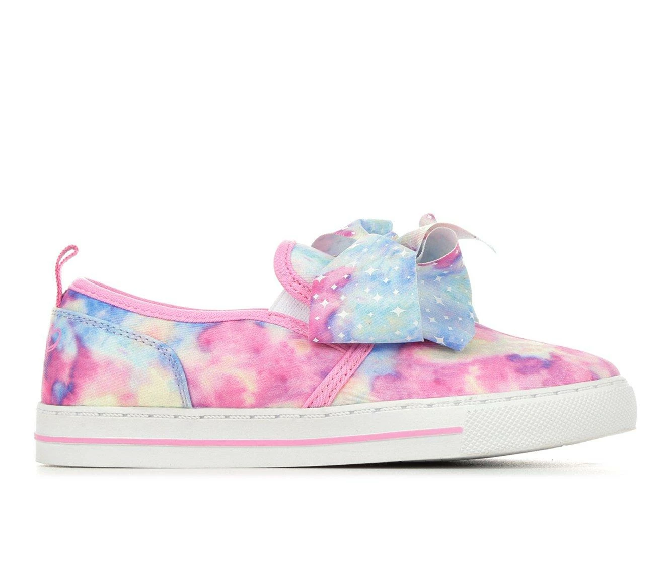 Girls' Nickelodeon Little Kid & Big Kid JoJo Tie Dye Slip-On Sneakers 2 Girls' Nickelodeon Little Kid & Big Kid JoJo Tie Dye Slip-On Sneakers - Image 2
