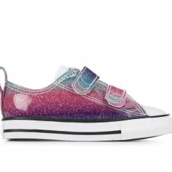 Girls' Converse Toddler Chuck Taylor All Star 2V Glitter Drip Sneakers -Reebok Shop 1 949