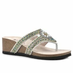 Women's White Mountain Busy Wedge Footbed Sandals -Reebok Shop 2 125