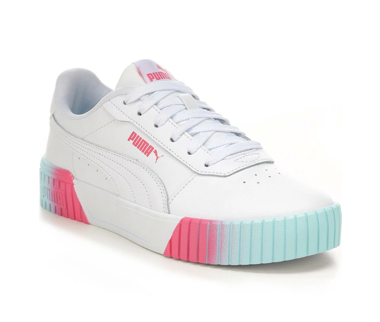 Girls' Puma Little Kid & Big Kid Carina 2.0 Fade Sneakers 3 Girls' Puma Little Kid & Big Kid Carina 2.0 Fade Sneakers - Image 3