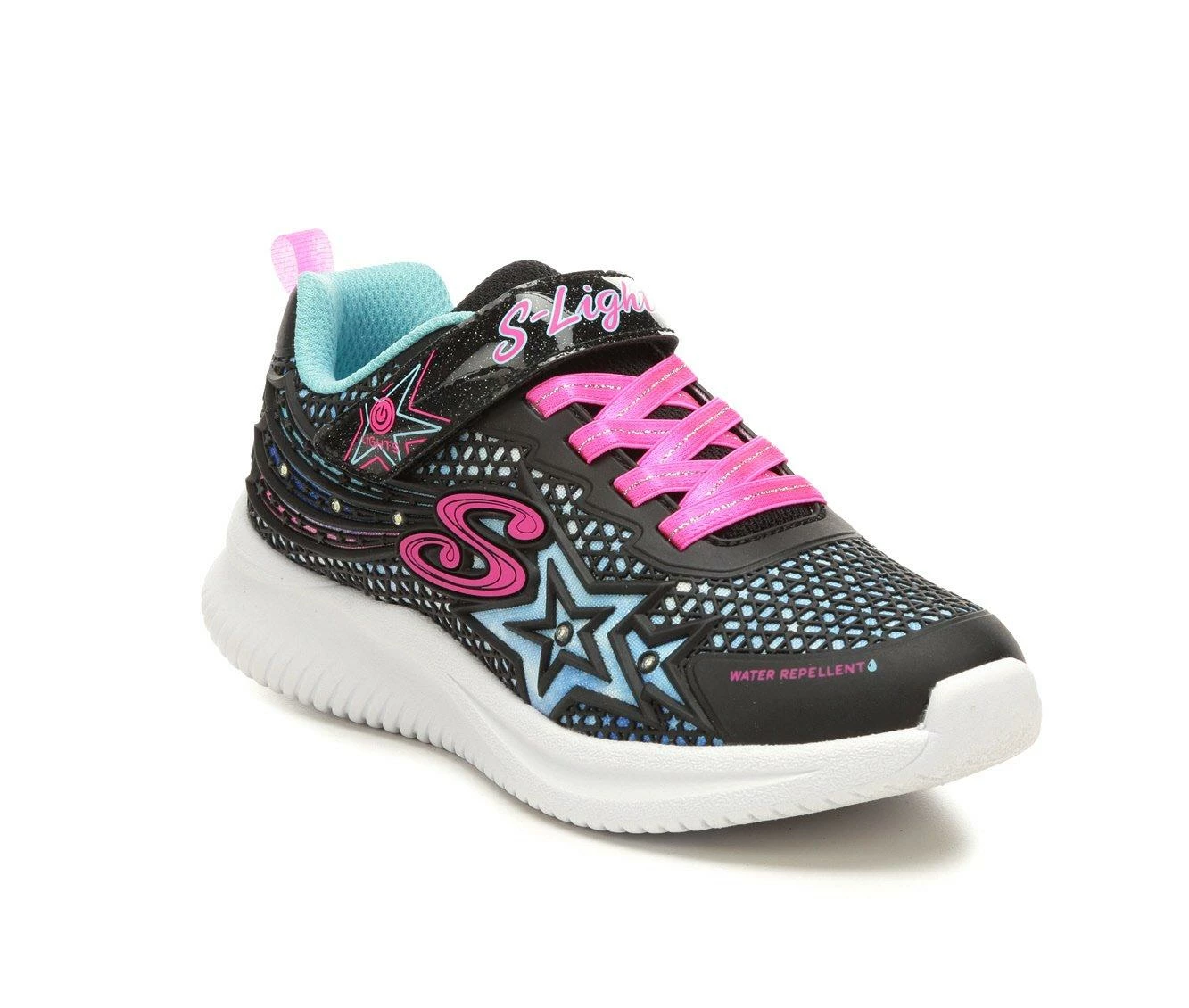 Girls' Skechers Little Kid & Big Kid Jumpsters Wishful Star Light-Up Sneakers 3 Girls' Skechers Little Kid & Big Kid Jumpsters Wishful Star Light-Up Sneakers - Image 3