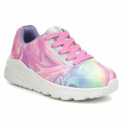 Girls' Skechers Little Kid & Big Kid Uno Lite Swirlified Wedge Sneakers -Reebok Shop 2 272