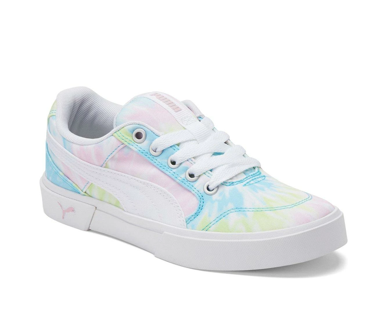 Girls' Puma C-REY Canvas Tie Dye Jr. Girls Sneakers 3 Girls' Puma C-REY Canvas Tie Dye Jr. Girls Sneakers - Image 3