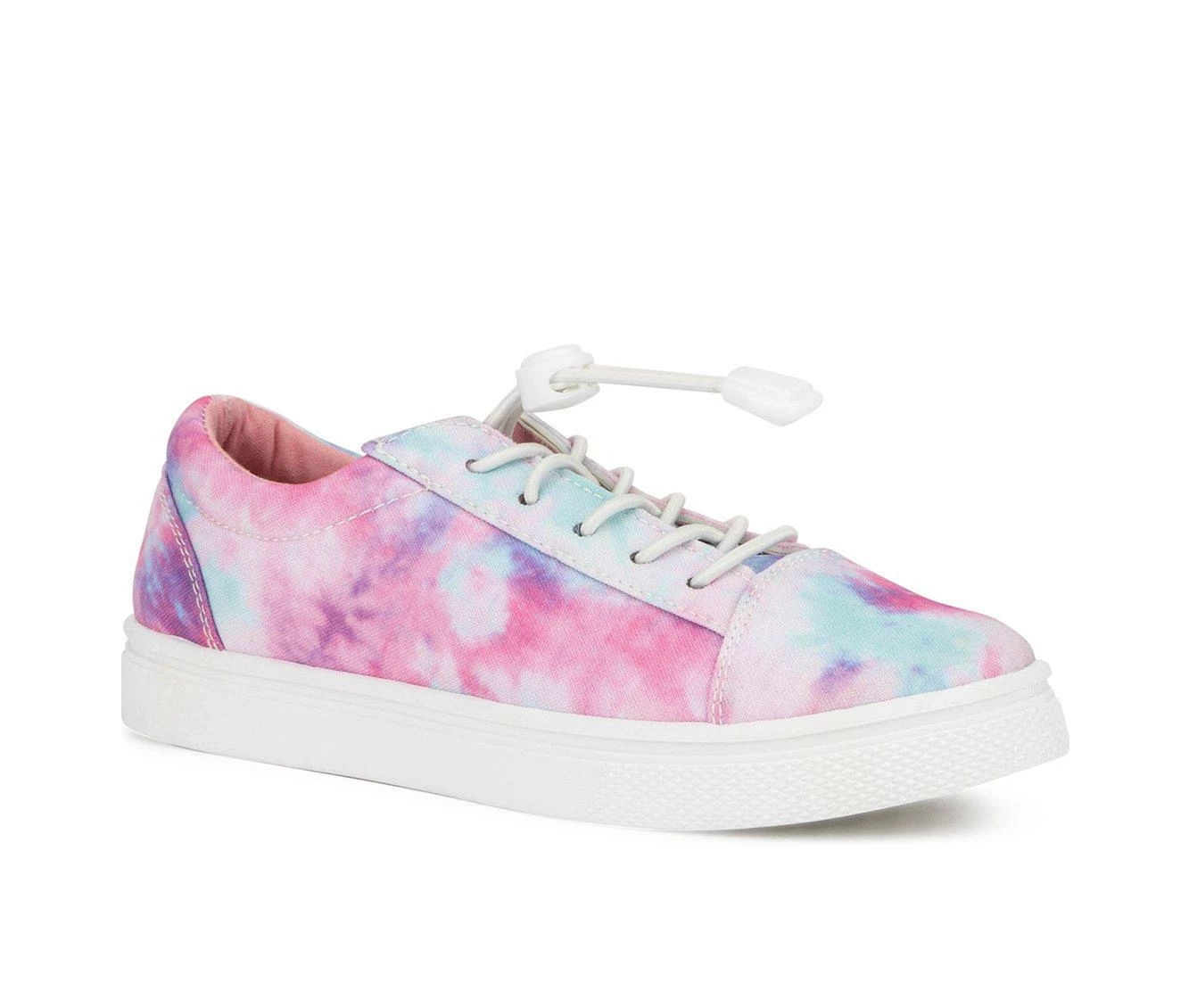 Girls' Olivia Miller Little Kid & Big Kid Pink Colorburst Sneakers 3 Girls' Olivia Miller Little Kid & Big Kid Pink Colorburst Sneakers - Image 3