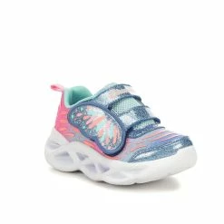 Girls' Skechers Toddler & Little Kid Twisty Brights Wingin' It Light-Up Sneakers 8 Girls' Skechers Toddler & Little Kid Twisty Brights Wingin' It Light-Up Sneakers -Reebok Shop 2 310