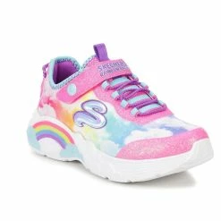 Girls' Skechers Little Kid Rainbow Racer Light-Up Wedge Sneakers -Reebok Shop 2 343
