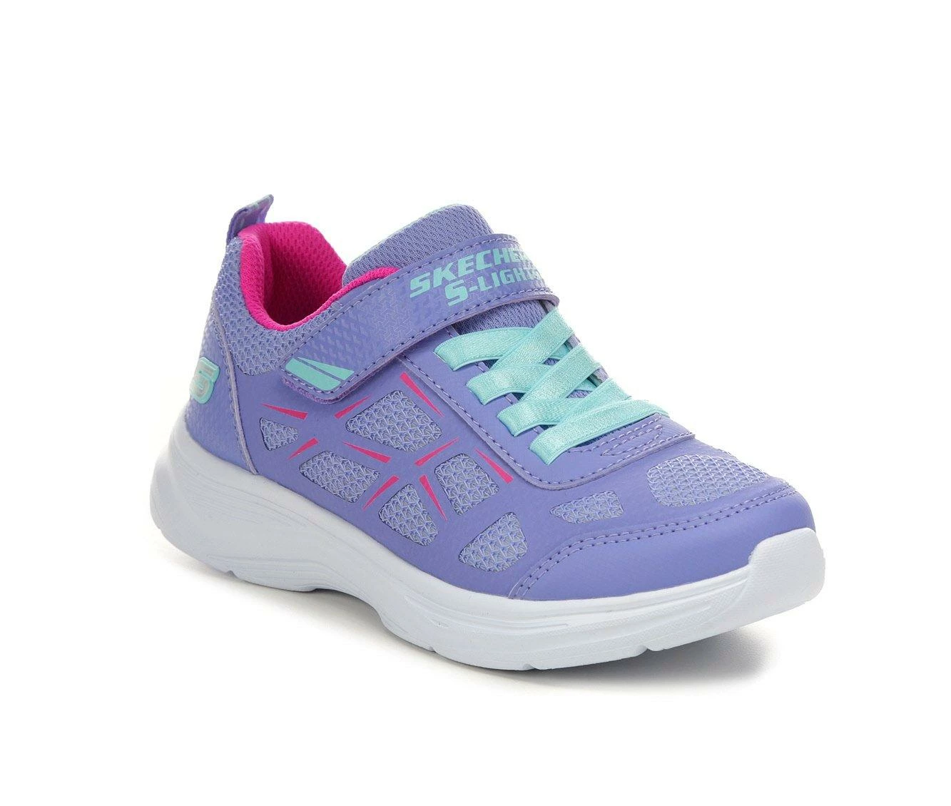 Girls' Skechers Little Kid & Big Kid Glimmer Kicks Light-Up Running Shoes 3 Girls' Skechers Little Kid & Big Kid Glimmer Kicks Light-Up Running Shoes - Image 3