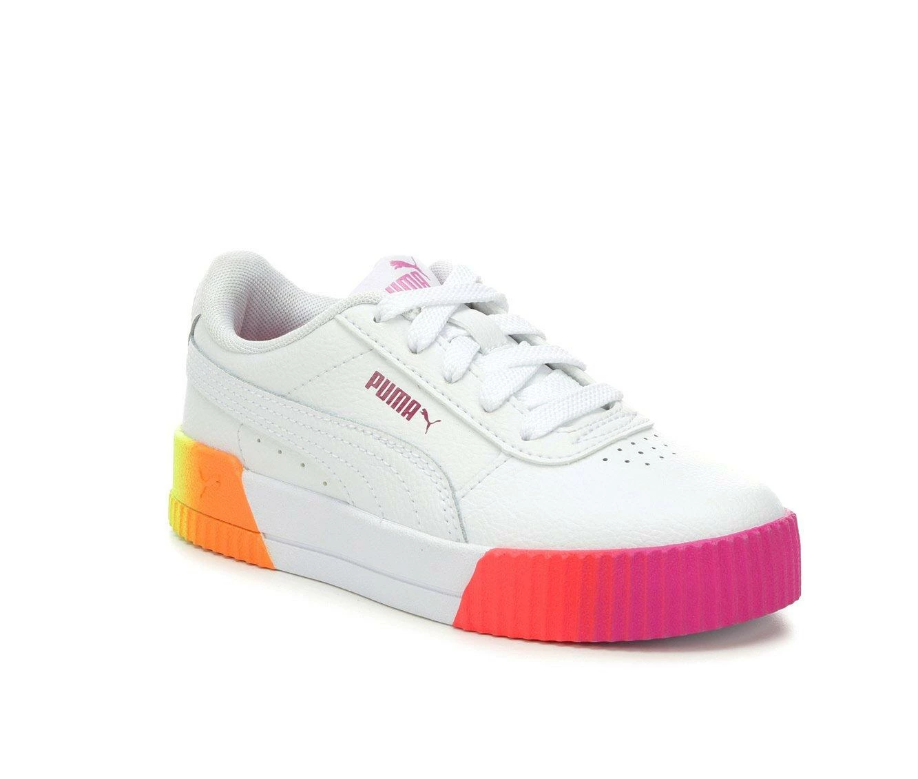 Girls' Puma Big Kid Carina Fade Junior Sneakers 3 Girls' Puma Big Kid Carina Fade Junior Sneakers - Image 3
