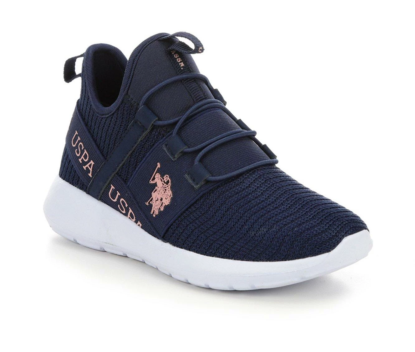 Girls' US Polo Assn Little Kid & Big Kid Mock Slip-On Sneakers 3 Girls' US Polo Assn Little Kid & Big Kid Mock Slip-On Sneakers - Image 3