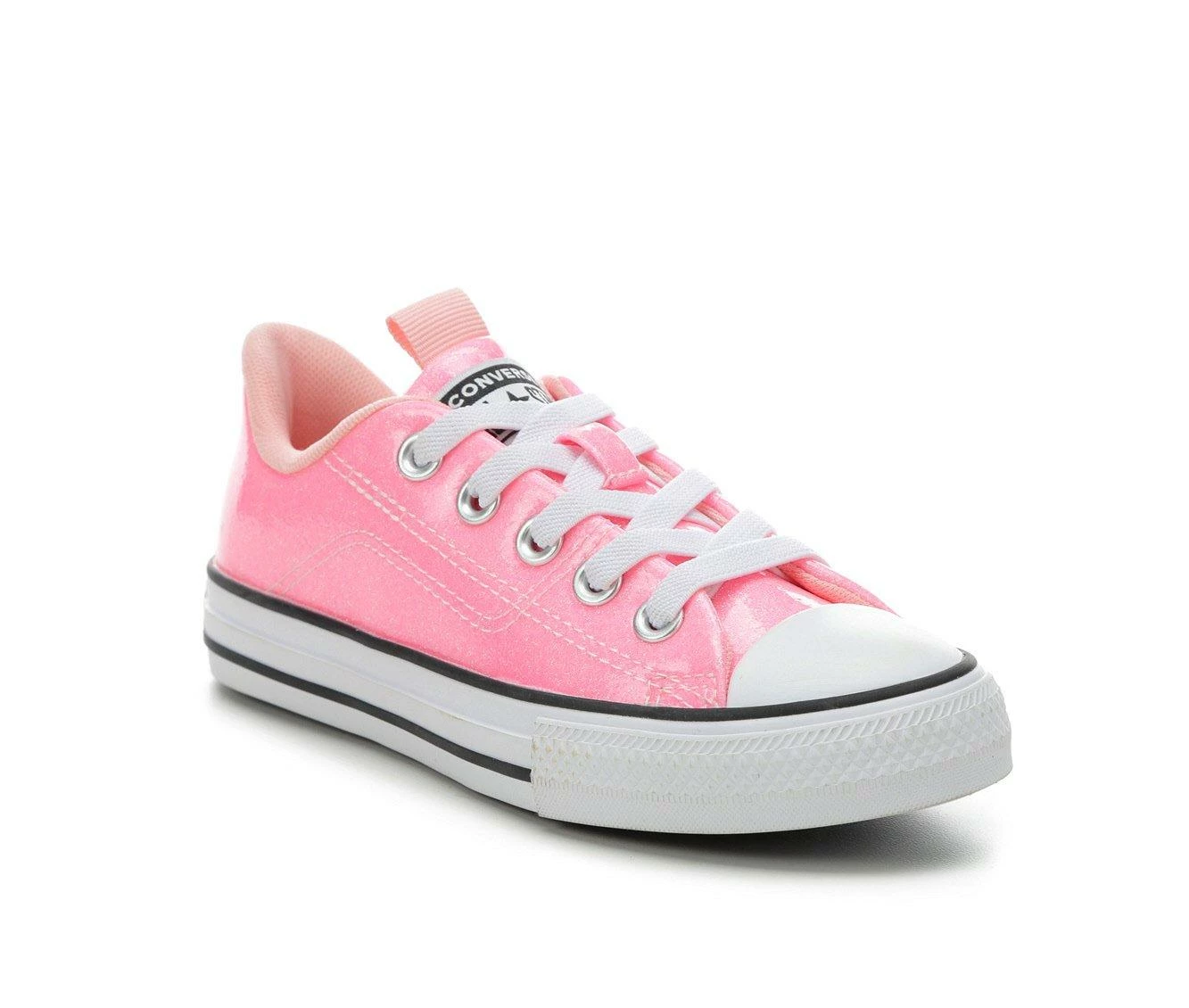 Girls' Converse Little Kid Chuck Taylor All Star Rave Glitter Slip-On Sneakers 3 Girls' Converse Little Kid Chuck Taylor All Star Rave Glitter Slip-On Sneakers - Image 3