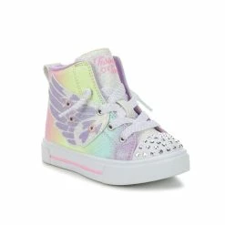 Girls' Skechers Toddler Twinkle Sparks Wing Charm Light-Up High-Top Sneakers -Reebok Shop 2 500