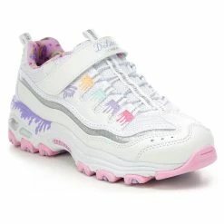 Girls' Skechers Little Kid & Big Kid D'Lites Strap Memory Foam Running Shoes -Reebok Shop 2 701