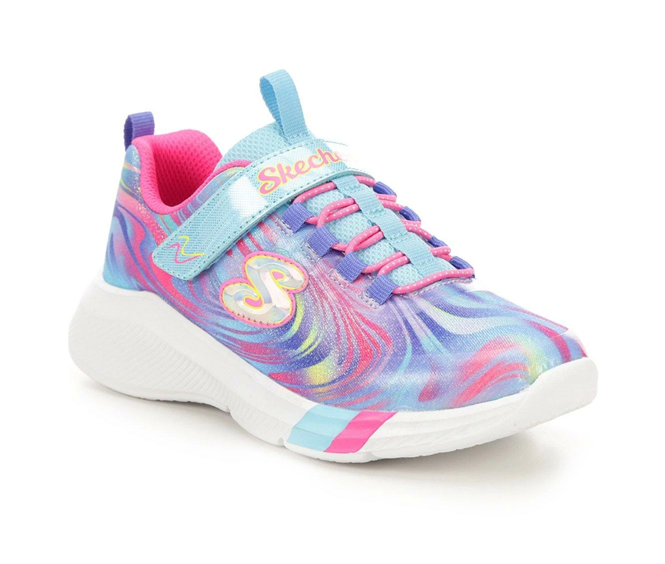 Girls' Skechers Little Kid & Big Kid Dreamy Lites Wide Running Shoes 3 Girls' Skechers Little Kid & Big Kid Dreamy Lites Wide Running Shoes - Image 3