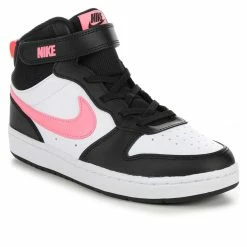 Girls' Nike Little Kid Court Borough Mid 2 Sneakers -Reebok Shop 2 835