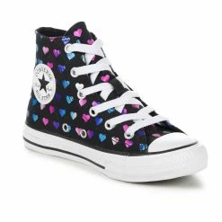 Girls' Converse Little Kid Chuck Taylor All Star Foil Heart Hi Sneakers 8 Girls' Converse Little Kid Chuck Taylor All Star Foil Heart Hi Sneakers -Reebok Shop 2 863