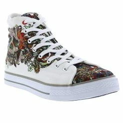 Men's Ed Hardy Still Life High-Top Casual Sneakers 8 Men's Ed Hardy Still Life High-Top Casual Sneakers -Reebok Shop 2 877