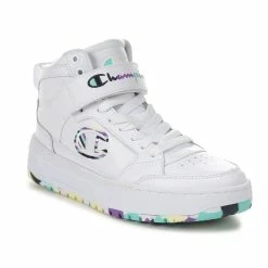 Girls' Champion Big Kid Drome Power High-Top Sneakers -Reebok Shop 2 940