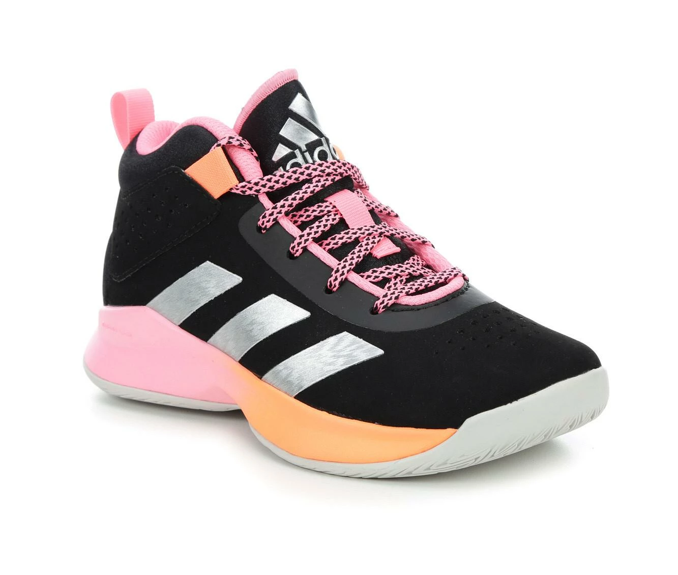 Girls' Adidas Little Kid & Big Kid Cross 'Em Up Wide Width Basketball Shoes 3 Girls' Adidas Little Kid & Big Kid Cross 'Em Up Wide Width Basketball Shoes - Image 3