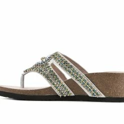 Women's White Mountain Busy Wedge Footbed Sandals -Reebok Shop 3 125