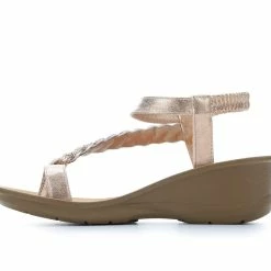 Women's Daisy Fuentes Denim Vegan Wedge Sandals 9 Women's Daisy Fuentes Denim Vegan Wedge Sandals -Reebok Shop 3 17