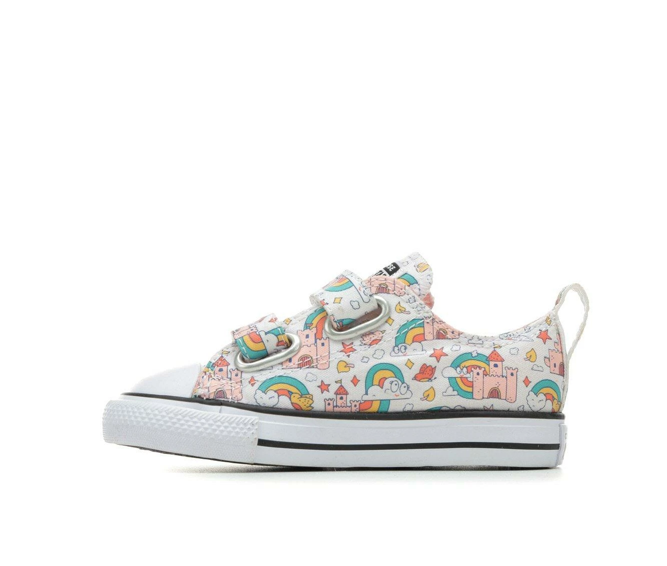 Girls' Converse Infant & Toddler Chuck Taylor All Star 2V Castle Ox Sneakers 4 Girls' Converse Infant & Toddler Chuck Taylor All Star 2V Castle Ox Sneakers - Image 4