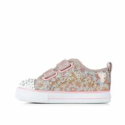 Girls' Skechers Toddler & Little Kid Shuffle Sequins N' Shine Light-Up Sneakers -Reebok Shop 3 253