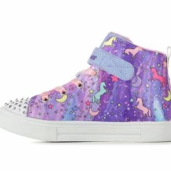 Girls' Skechers Little Kid Twinkle Sparks Unicorn Light-Up High-Top Sneakers -Reebok Shop 3 307